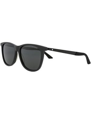 Montblanc Mb0330S 56Mm Sunglasses - Black