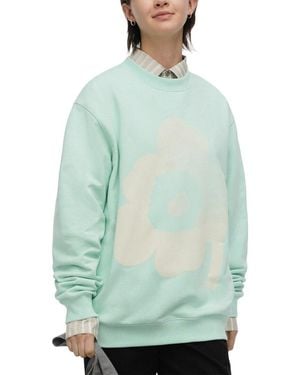 Marimekko Loisto Unikko Placement Kioski Sweatshirt - Green