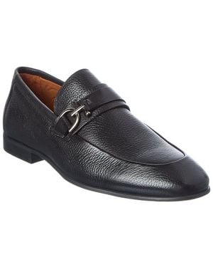 Donald J Pliner Uday Leather Loafer - Black