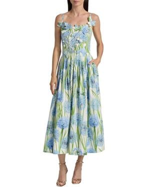 MIRA RICHI Midi Dress - Blue