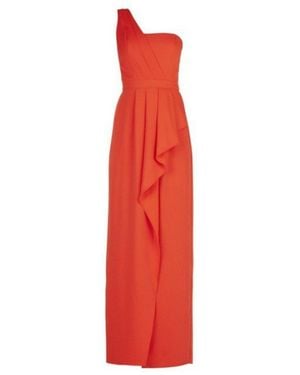 BCBGMAXAZRIA Kristine One-shoulder Peplum Gown - Red
