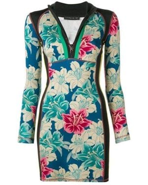 Etro Multicolour Floral Dress - Blue