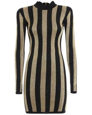 Balmain Striped Dresses for Women | Lyst