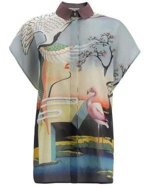 Mary Katrantzou Cotton Flamenco Print Shirt - Multicolour