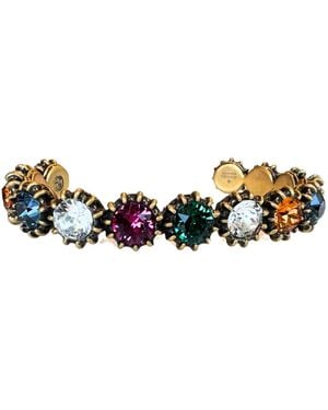Gucci Multicolour Crystal Cuff - White