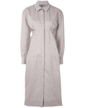 Jacquemus La Robe Cavaou Midi Dress - Grey