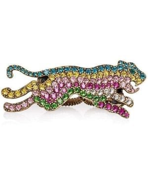 Gucci Two Finger Colour Ringit 14/ - Blue