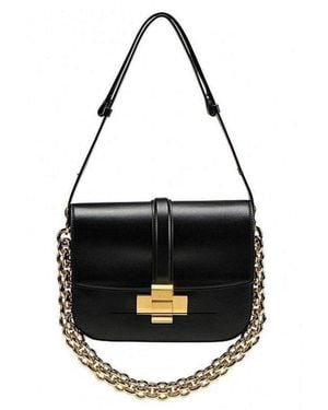 N°21 Lolita Leather Crossbody Bag - Black