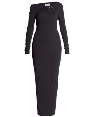 Alexandre Vauthier Embellished Jersey Off-the-shoulder Dress - Blue