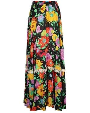 Gucci Ken Scott- Print Viscose Skirt - Multicolour