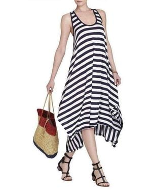 BCBGMAXAZRIA Mylene Handkerchief-hem Knit Dress - Multicolor
