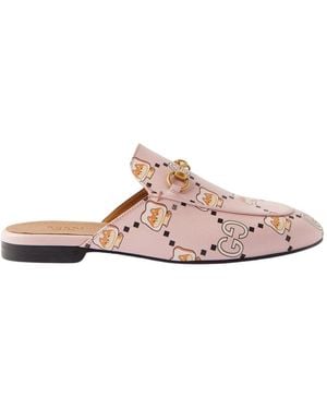 Gucci GG Kawaii Animal Princetown Slipper - Pink