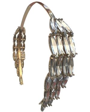BCBGMAXAZRIA Rhinestone Headpiece - Metallic