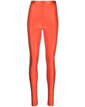 Alexandre Vauthier High-waisted Jersey Leggings - Red
