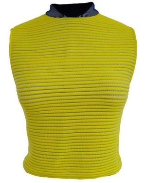 Alexander Wang Neon-yellow Cycling Sleeveless Top