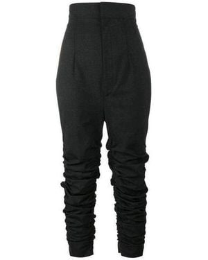 Jacquemus Le Corsaire Fronce Trousers Trousers - Black