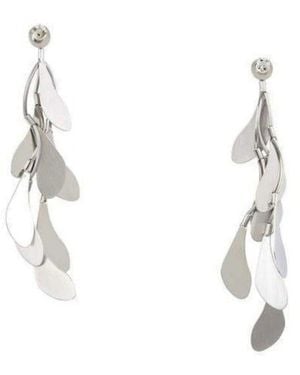 BCBGMAXAZRIA Delicate Leaf Earrings - Metallic