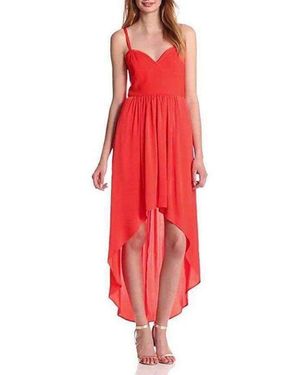 BCBGMAXAZRIA Annamae Bustier-style Evening Dress - Red