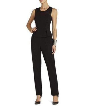 BCBGMAXAZRIA Oliana Black Bustier Pantsuit