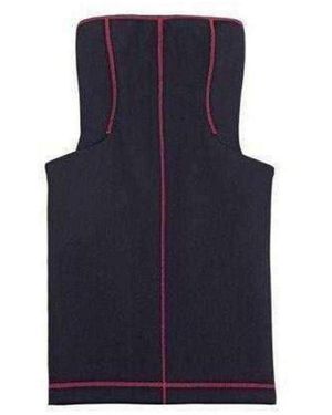 McQ Navy Scuba Bustier Dress - Blue
