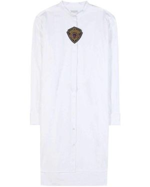 Dries Van Noten Cotton Shirt Dress - White