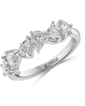 Effy 14k White Gold & 0.35 Ct. T.w. Diamond Ring