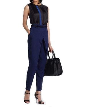 Jean Paul Gaultier Draped Couture Trousers - Blue