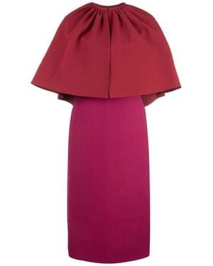 Gucci Layered Cape Dress