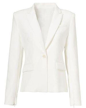 BCBGMAXAZRIA Maxwell Long Sleeve Jacket - White