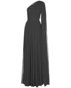McQueen One-shoulder Evening Gown Fr 38 (us 8) - Black