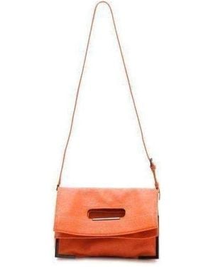 3.1 Phillip Lim Scoute Foldover Clutch Bag Regular - Orange