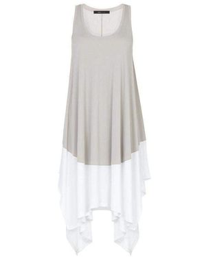 BCBGMAXAZRIA Handkerchief-hem Knit Dress - Black