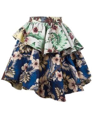 Philosophy Di Lorenzo Serafini Floral Print Skirt - Multicolour