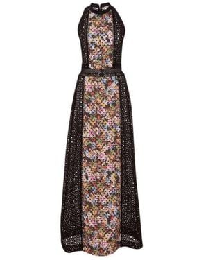 Mary Katrantzou Alyss Broderie Anglaise Dress - Black