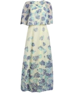 BCBGMAXAZRIA Cassondra Round Neck Top Tier Dress - Multicolor