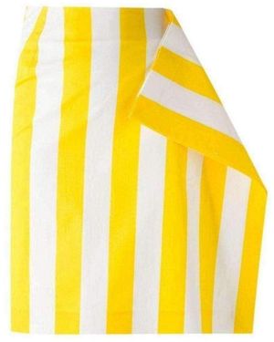 Jacquemus Side Flat Striped Skirt - Yellow