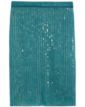 Gucci Mohair Silk Skirt With Interlocking G In Green