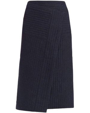BCBGMAXAZRIA Camila Denim Cotton Skirt - Blue