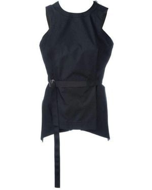 Sacai Belted Front Top - Black