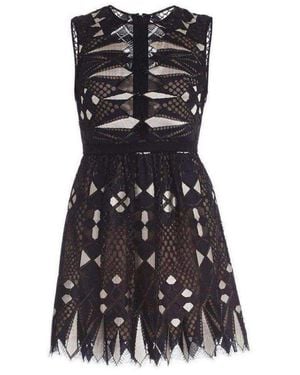 BCBGMAXAZRIA Kailey Sleeveless A-line Dress - Black