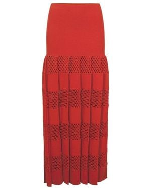 Sonia Rykiel Textured Stripe Skirt