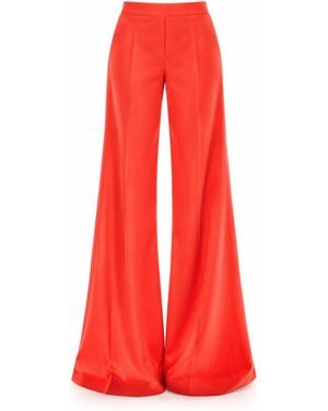 Mary Katrantzou Red Sailor Wool Pants Pants