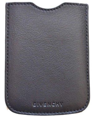 Givenchy Black Leather Phone Or Credit Card Case