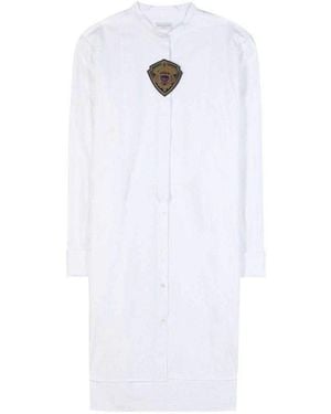 Dries Van Noten Cotton Shirt Dress - White