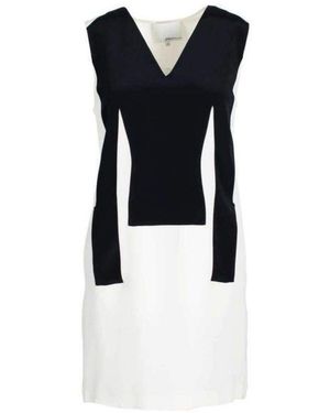 3.1 Phillip Lim Silk Sleeveless Black And White Dress