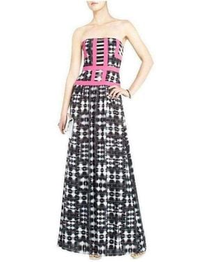 BCBGMAXAZRIA Gracelyn Maxi Cocktail Dress - Multicolor