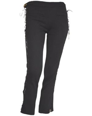 PUCCI Criss Cross Peekaboo Leg Trousers - Black