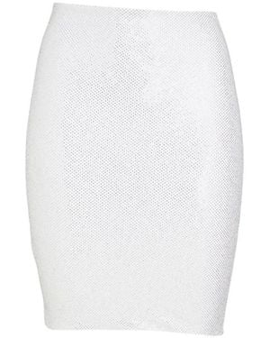 Alexandre Vauthier Crystal-embellished Mini Skirt - White