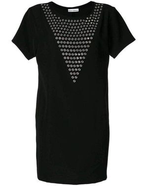 Rabanne Rivet Stud Dress - Black