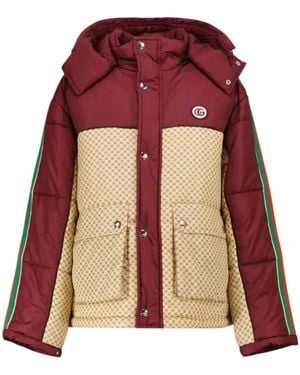 Gucci Down-feather Reversible Coat - Red